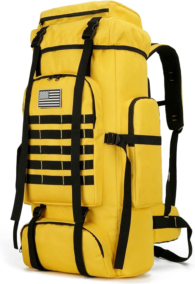 Hiking Backpack for Men 70L/100L Camping Backpack Military Rucksack Molle 3 by W+WINTMING