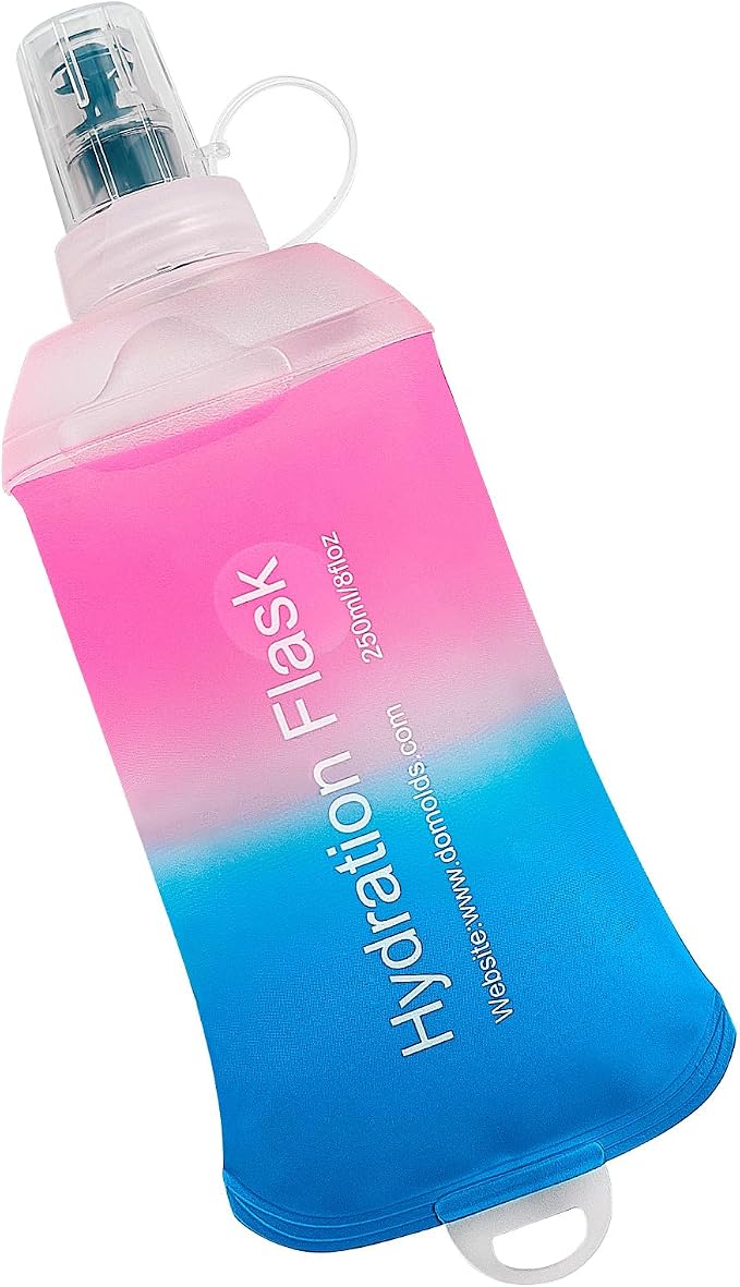 WILDREEDS 250ml Soft Flask, TPU Collapsible Soft Water Bottle by WILDREEDS