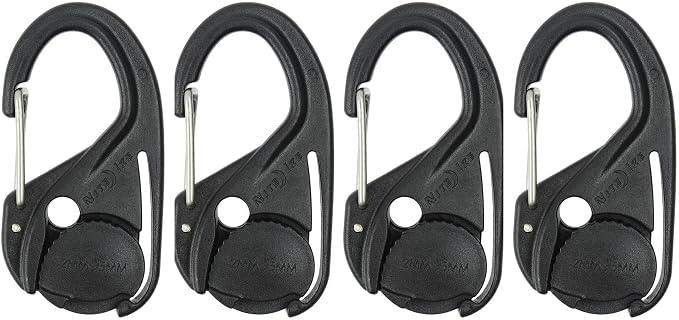 Nite Ize NCJ-01-4R3 CamJam Tie Down Rope Carabiner Clip, Cord Tightener 4-Pack - Image 7