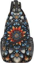 Mandala Sling Bag For Women Men Fashion Backpack Crossbody Mandala Shoulder Bag by Unknown