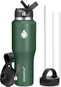SENDESTAR Water Bottle, Wide Mouth Stainless Steel Vacuum Insulated Double Wall by Sendestar