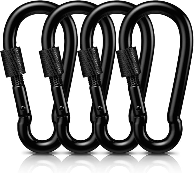 AUTMATCH Carabiner Clips, 4 Pack by AUTMATCH