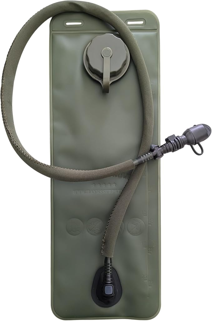 Hank's Surplus Military 3L Hydration Water TPU Bladder Reservoir OD Green by HANKS+SURPLUS