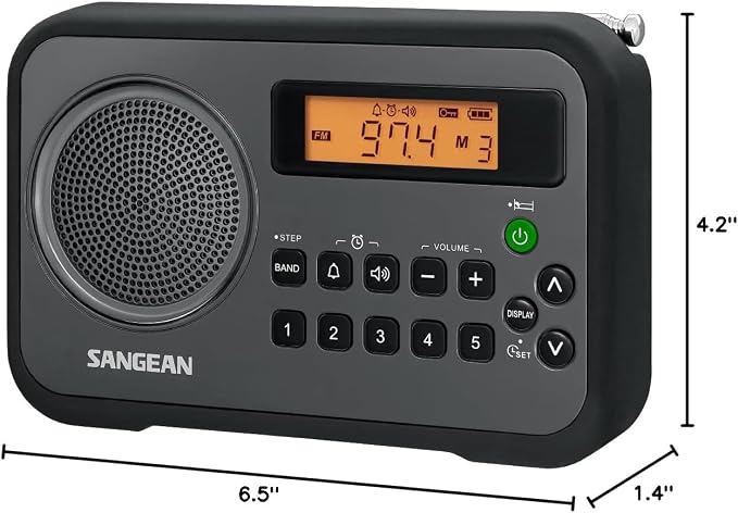 Sangean PR-D18BK AM/FM/Portable Digital Radio - Image 9