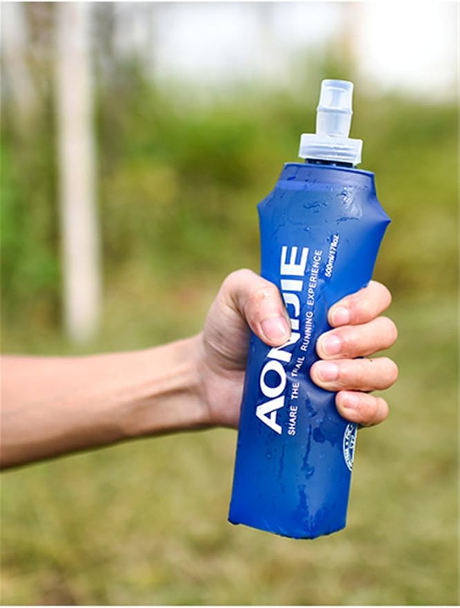 AONIJIE 250ML/350ML/500ML/600ML Portable TPU Soft Water Bottle Folding Soft - Image 8