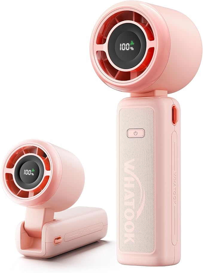 WHATOOK Portable Personal Handheld Fan: High Speed Cooling Fan, 12 Hours by FashionCaring-MakeitYours