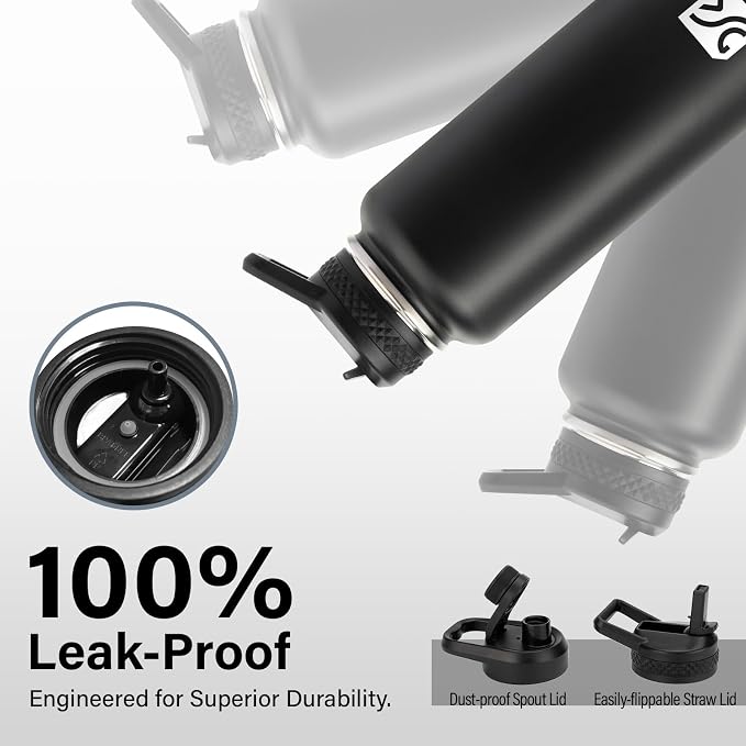 DYSANKY 40 oz Insulated Water Bottle | Thickened Stainless Steel Vacuum Metal | - Image 7