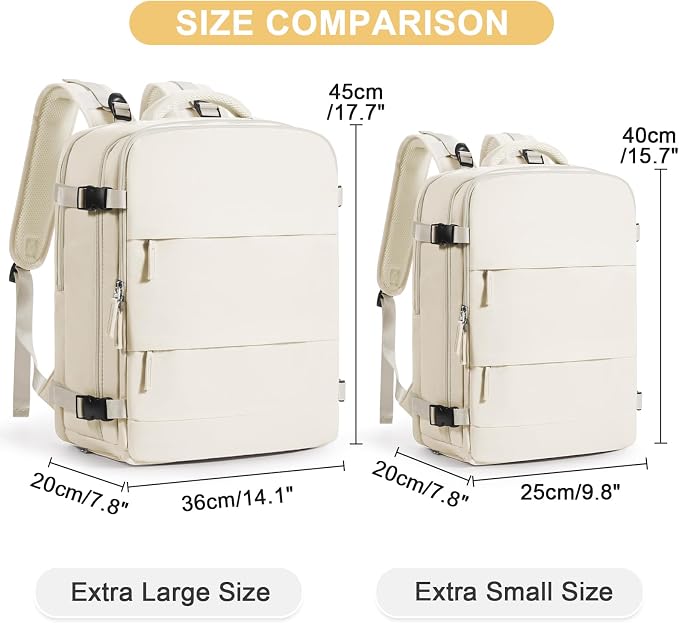 coofay Large Travel Backpack Carry on Flight Approved Mochila De Viaje Personal - Image 3