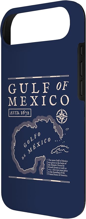 Gulf of Mexico 1672 Historic Map Case - Image 3