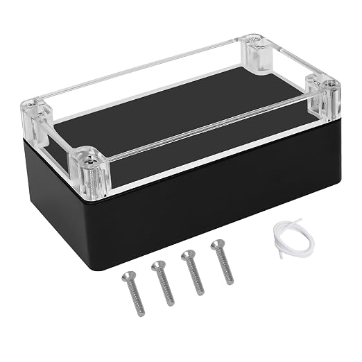 LeMotech Project Box ABS Plastic IP65 Waterproof Dustproof Electrical Junction by LeMotech