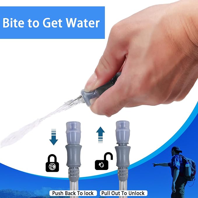 HEIKLN Hydration Bladder 1.5L-2L-2.5L-3L, Leak Proof Water Reservoir, BPA Free - Image 7