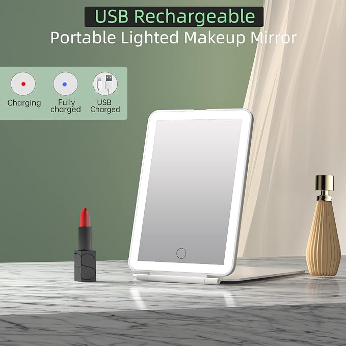 FUNTOUCH Rechargeable Portable Makeup Mirror - Image 3