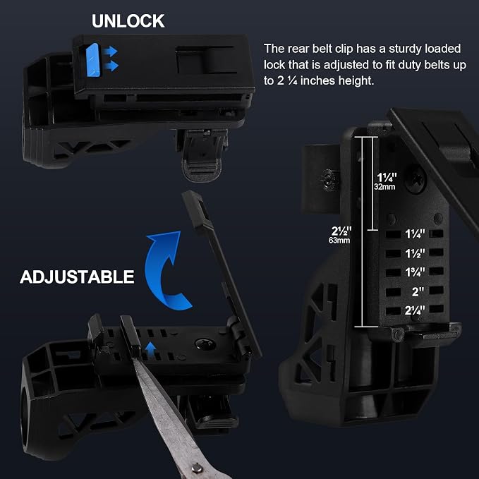 SAOPRKLER Tactical Flashlight 1200 High Lumen Duty Belt Flashlight - Image 7