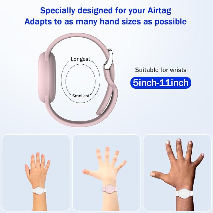 R-fun Waterproof for Air Tag Bracelets Compatible - Image 5