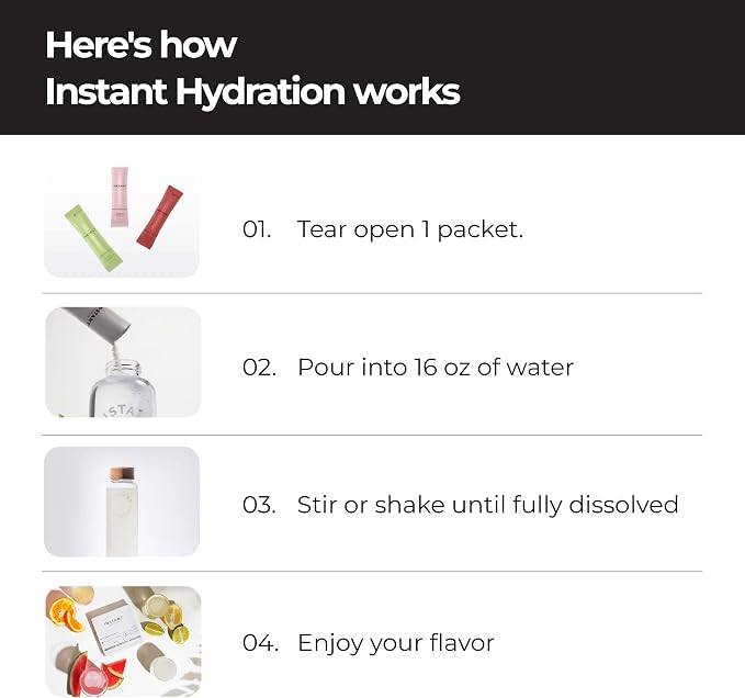 Instant Hydration Sugar Free Electrolytes Powder Packets Variety Pack - Image 7