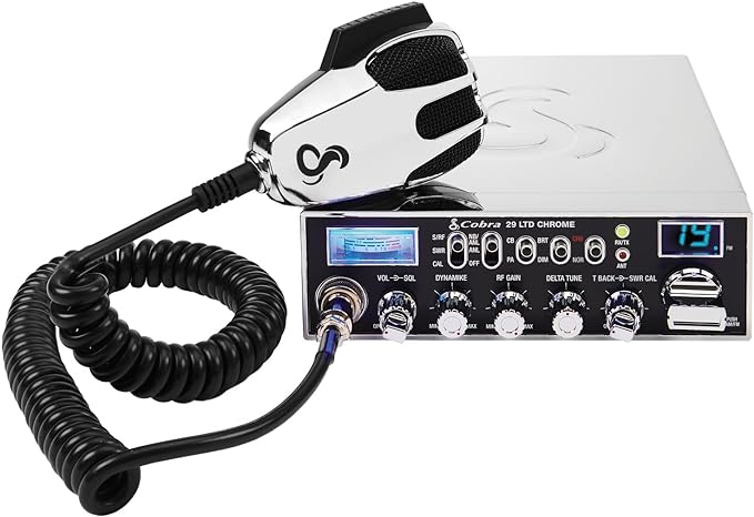 Cobra 29 LTD Chrome AM/FM Professional CB Radio by CobraElectronics