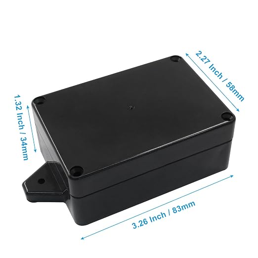 4 Pack Junction Boxes, 3.3 x 2.3 x 1.3 Inch IP65 Waterproof Project Box - Image 5