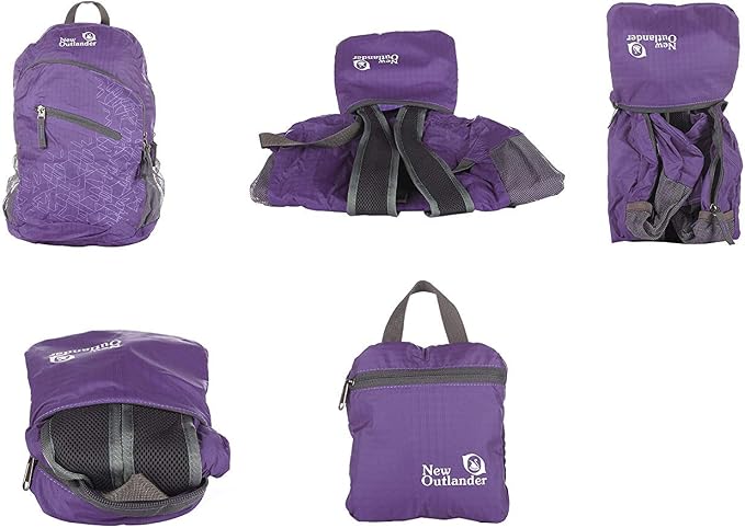 Outlander Packable Handy Lightweight Travel Hiking Backpack Daypack - Image 7