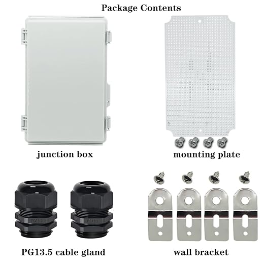 Zulkit Junction Box, IP67 Waterproof Electrical Box Hinged Cover Stainless - Image 6