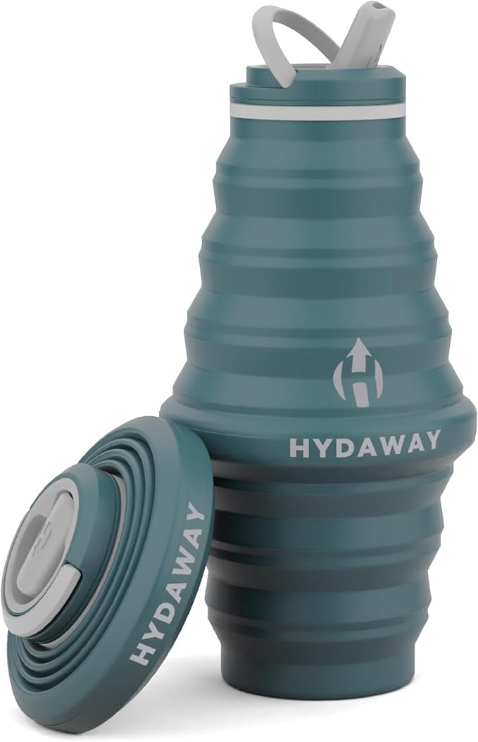 HYDAWAY 25oz Collapsible Travel Water Bottle by HYDAWAY