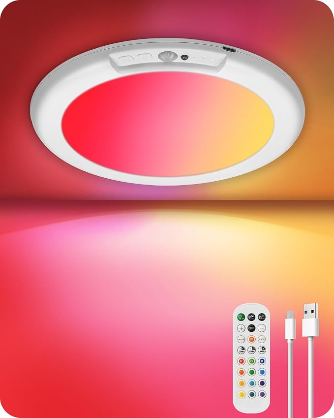 Motion Sensor Rechargeable Shower Light by GOEBLESON