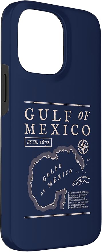 Gulf of Mexico 1672 Historic Map Case - Image 3