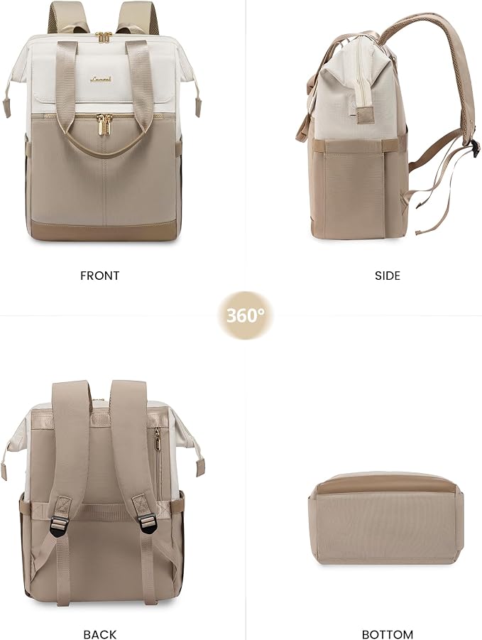 LOVEVOOK Laptop Backpack for Women, 15.6 Inch Work Laptop Bag - Image 9
