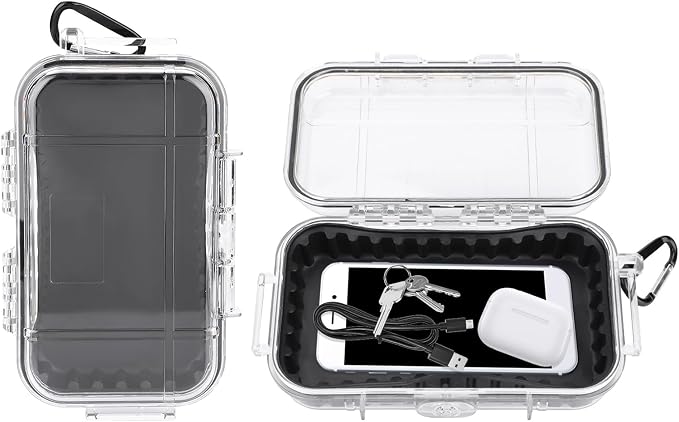 Waterproof Dry Box Protective Case, IP67 Water Resistant Portable Micro Case by Yulatik