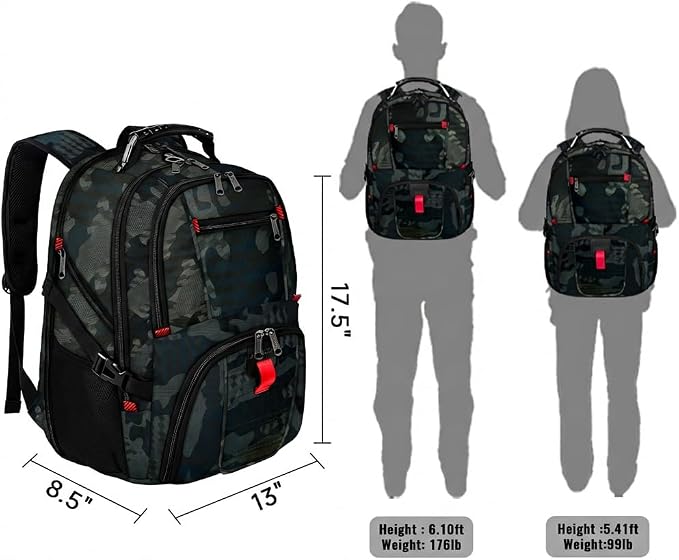 YOREPEK Large Backpack for Men, Extra Large Laptop Backpacks for Men Women - Image 7