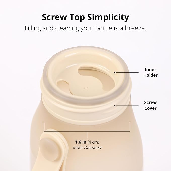 BLUE GINKGO Collapsible Water Bottle – Lightweight, Foldable Silicone Bottle - Image 5