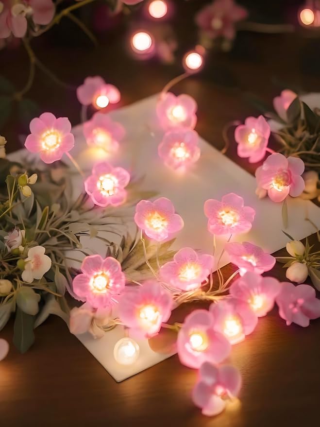 Cherry Blossom Flower String Lights - Image 5