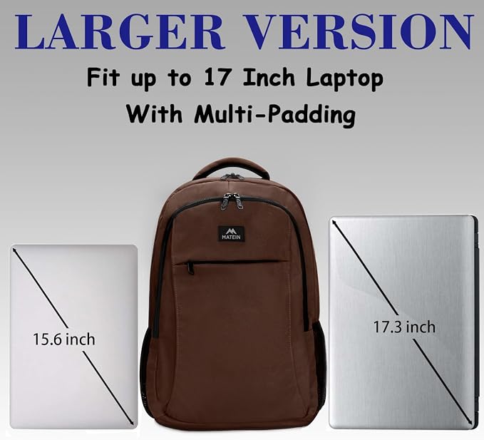 MATEIN Laptop Backpack, Extra Large TSA Friendly 17.3 Inch Travel Computer - Image 3