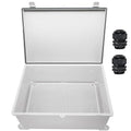 Zulkit Junction Box ABS Plastic Waterproof IP65 Electrical Boxes Hinged Shell by Zulkit