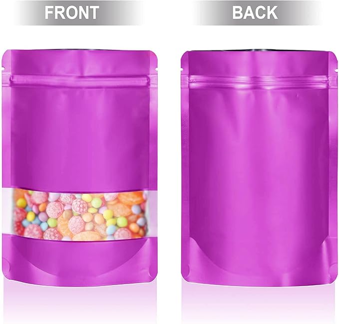 4.7"x7.8" 120pcs Mylar Bags for Food Storage, Smell Proof Bag - Image 5