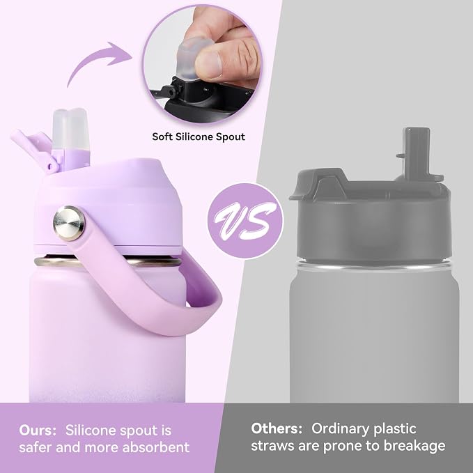 Fijinhom 24oz Insulated Stainless Steel Water Bottle, Wide Mouth Double Wall - Image 3