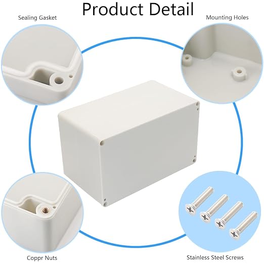 Project Box IP65 Waterproof Junction Box ABS Plastic Electrical Boxes DIY - Image 5