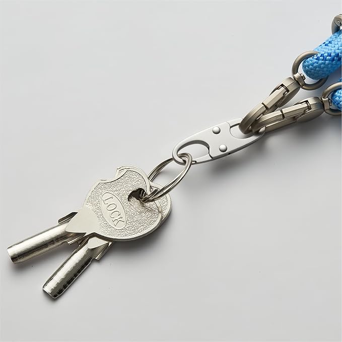 zelin Anti Theft Zipper Clips Double Opening Small Carabiner Clips, Commuting - Image 4