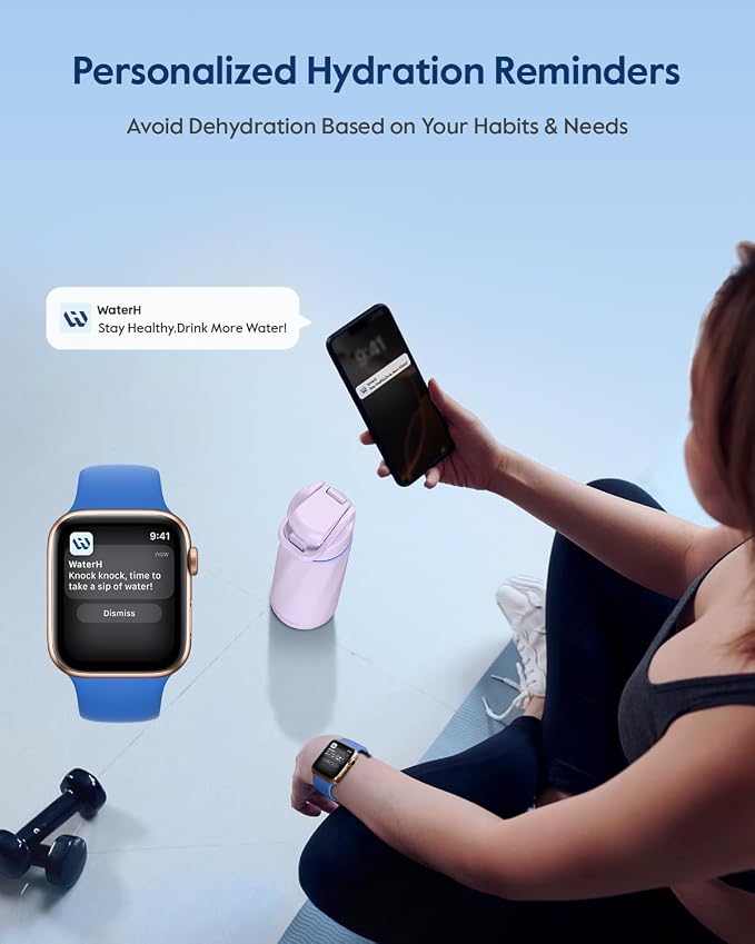 BOOST Smart Water Bottle with Reminder & Tracker, Double Wall Vacuum Insulated - Image 3