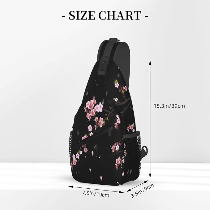 Cherry Blossom Crossbody Sling Bag - Image 2