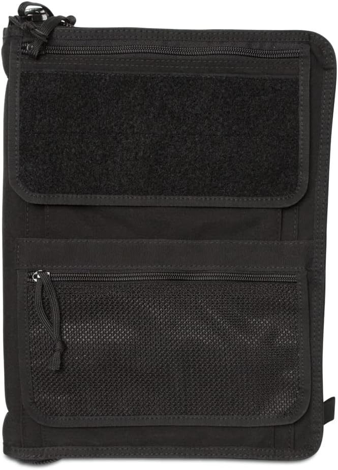 Tactical Admin Notebook Cover System, Zippered Map Case, Fits US Standard & A4 - Image 2