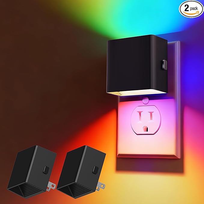 L LOHAS LED Night Lights Plug into Wall, Plug in Night Light by LLOHASLED