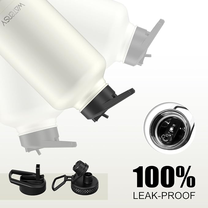 64oz Insulated Water Bottle, BPA Free&Leak Proof, Half Gallon Stainless Steel - Image 5