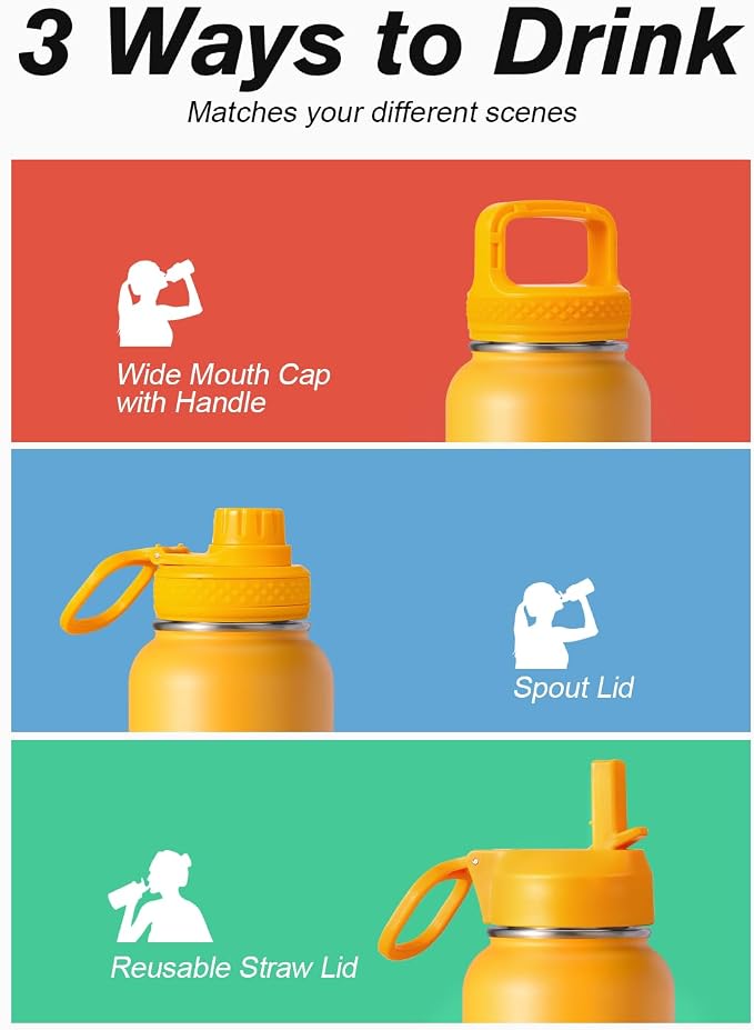 Water Bottle 40 oz Insulated - Image 5