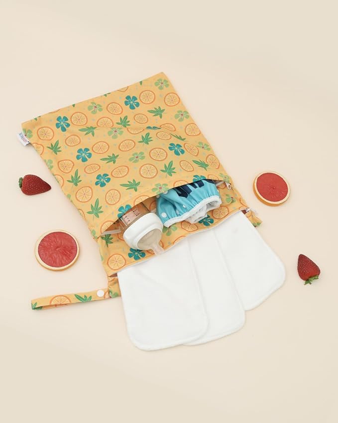 ALVABABY 3 Cloth Diaper Wet Dry Bags Waterproof Reusable - Image 5