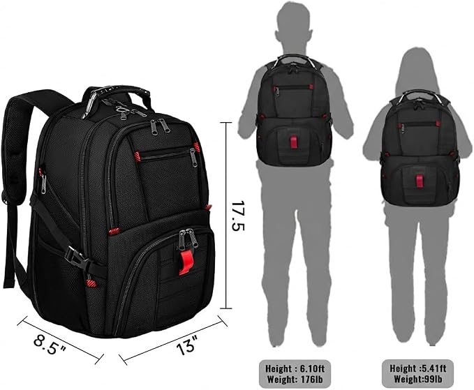 YOREPEK Large Backpack for Men, Extra Large Laptop Backpacks for Men Women - Image 7