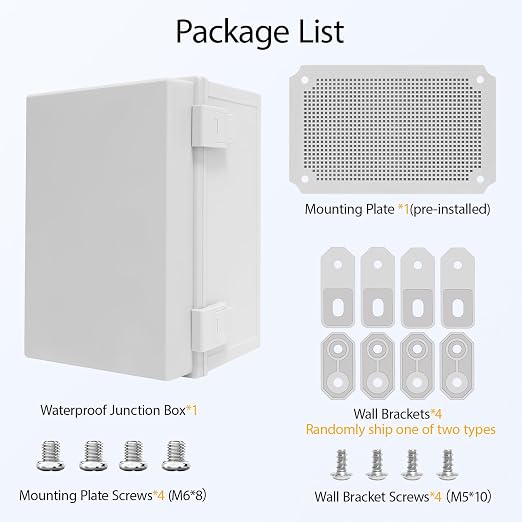 Junction Box IP65 Waterproof Dustproof ABS Plastic Enclosure Outdoor and Indoor - Image 7