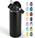 Fijinhom 18oz Insulated Stainless Steel Water Bottle, Wide Mouth Double Wall by Fijinhom