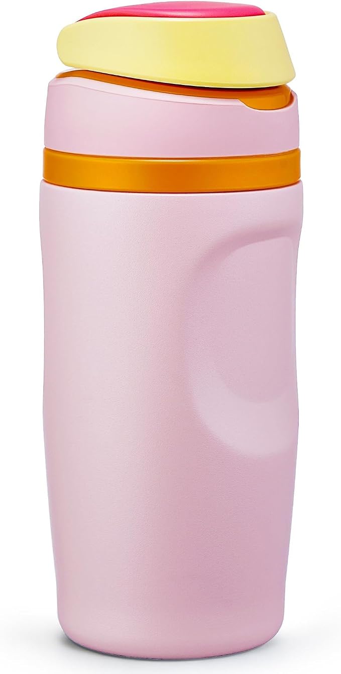 Fijinhom 16 oz Insulated Water Bottle, Stainless Steel Sports Water Bottle by Fijinhom