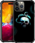 for iPhone 15 Pro Max Case, Skeleton Winding Snake Pattern Graphic Design Girl by FKBRCL4U