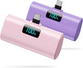 Small Portable Charger 5200mAh, Upgraded PD USB C Power Bank Built-in USB-C by HETP